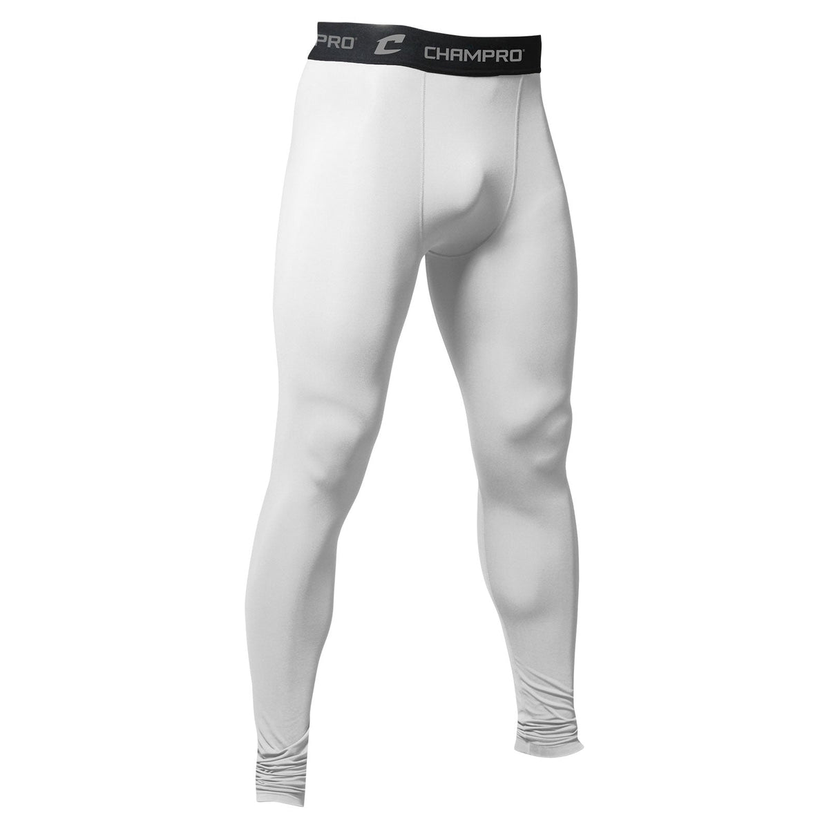 Champro Compression Cold Weather Tight Pants-White product image 1, provided for visual reference and product detail review