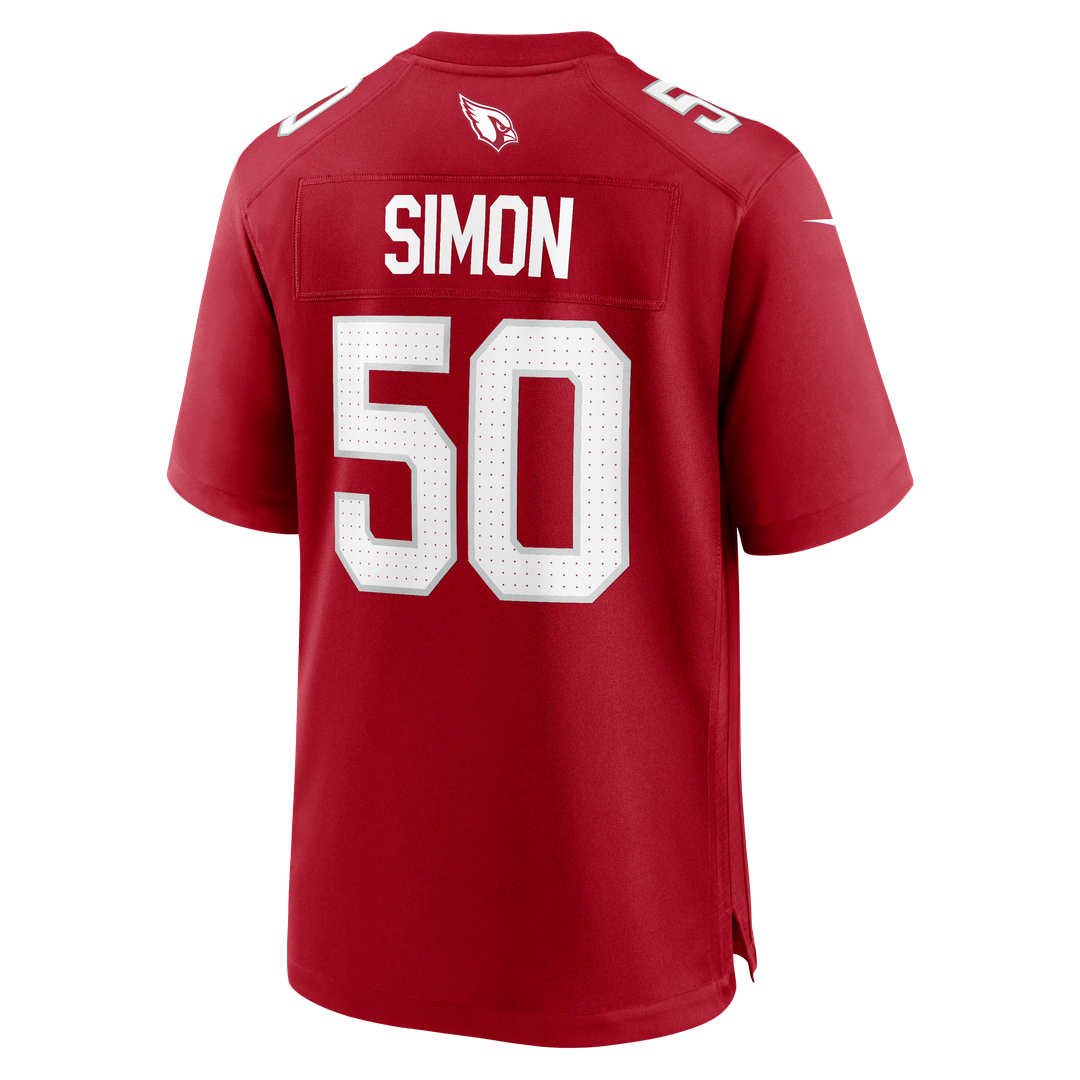 Arizona Cardinals Cody Simon Nike Cardinal Game Jersey product image 3