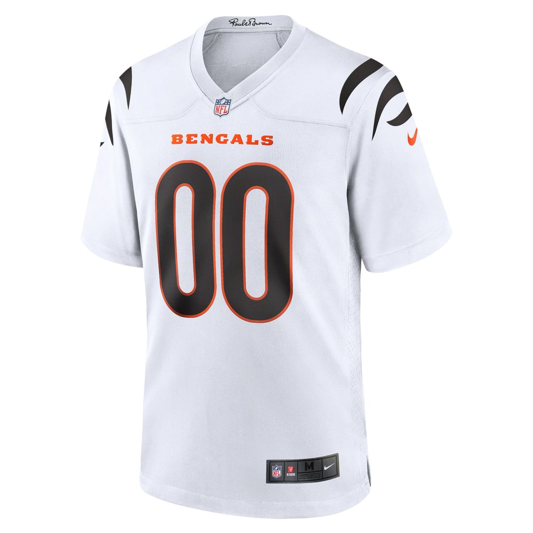 Cincinnati Bengals Nike White Game Custom Jersey product image 2