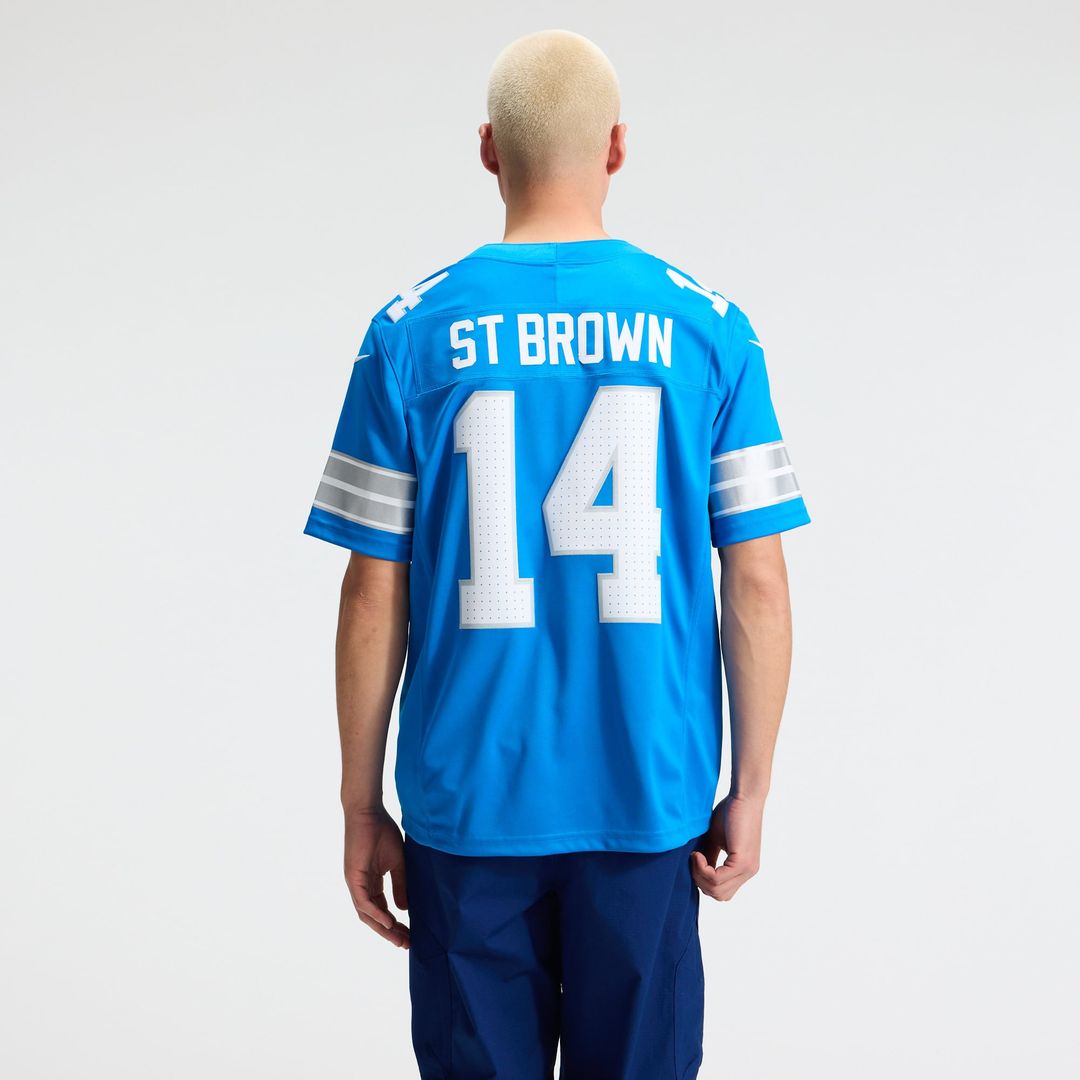 Detroit Lions Amon - Ra St. Brown Nike Blue Team Vapor FUSE product image 17