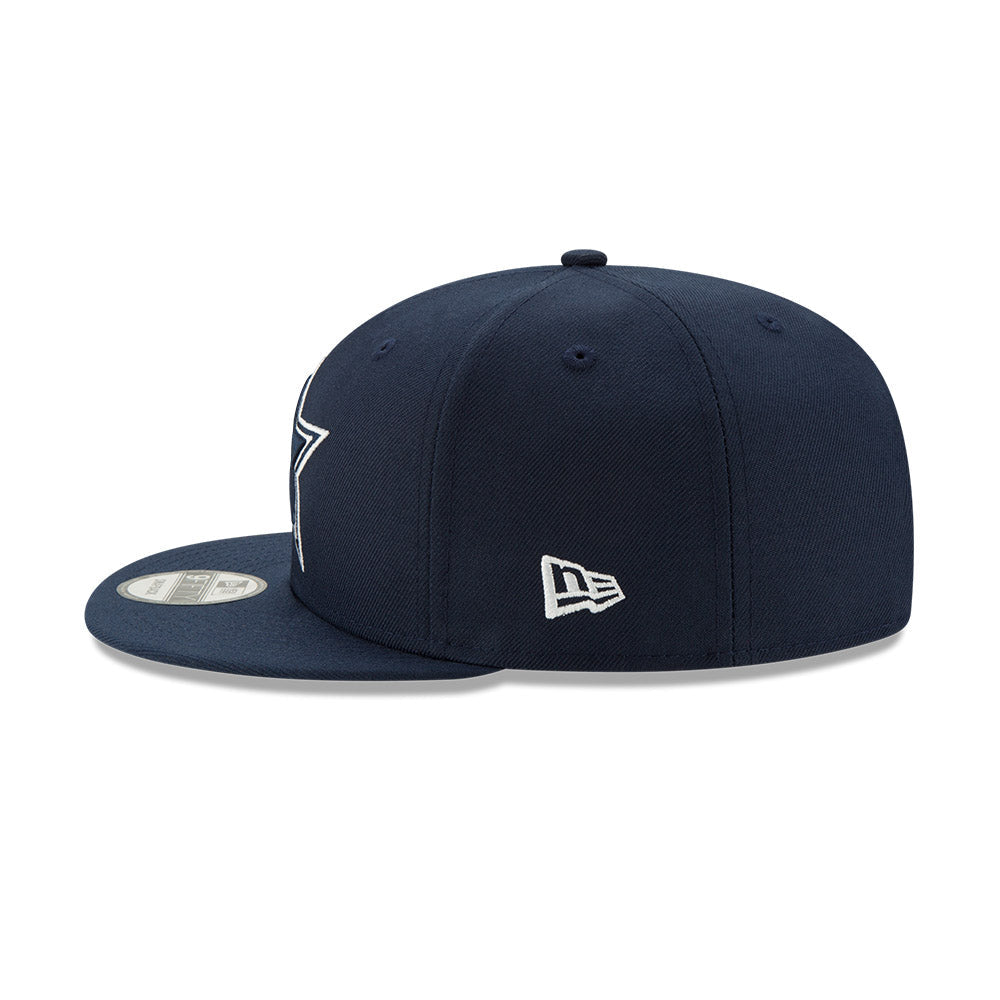Dallas Cowboys Navy New Era 9FIFTY Snapback Hat product image 5, provided for visual reference and product detail review
