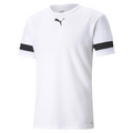PUMA teamRISE Jersey -WHITE/BLACK/WHITE product image 1, provided for visual reference and product detail review