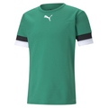PUMA teamRISE Jersey -GREEN/BLACK/WHITE product image 1, provided for visual reference and product detail review