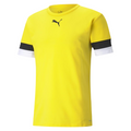 PUMA teamRISE Jersey -YELLOW/BLACK/WHITE product image 1, provided for visual reference and product detail review