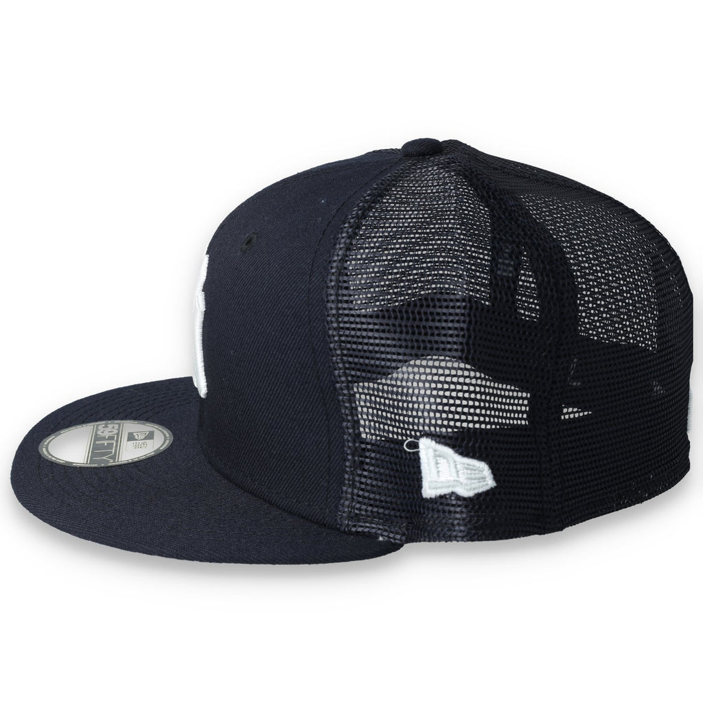 New York Yankees New Era Trucker 59Fifty Hat-Navy product image 3, provided for visual reference and product detail review
