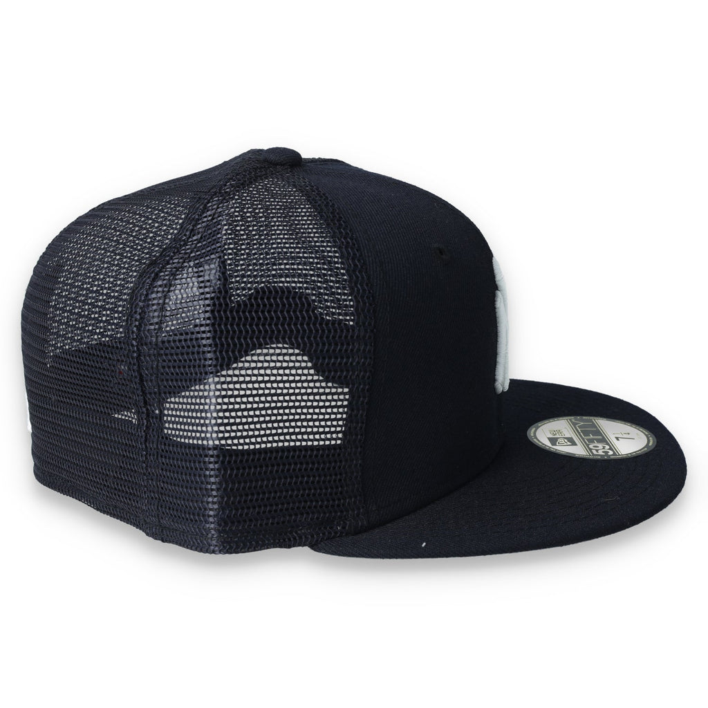 New York Yankees New Era Trucker 59Fifty Hat-Navy product image 4, provided for visual reference and product detail review