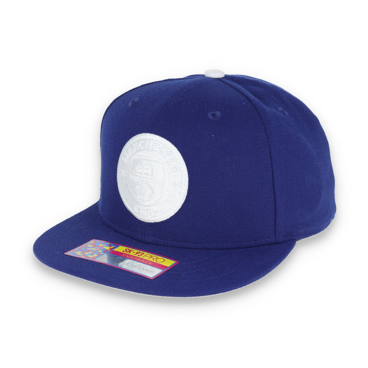 FI MANCHESTER CITY AMERICA'S GAME Snapback HAT product image 3, provided for visual reference and product detail review