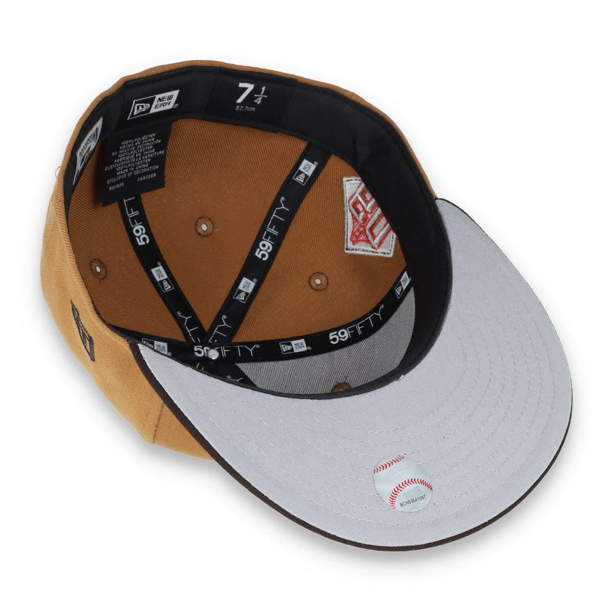 New Era San Francisco Giants "Gigantes" 60th Anniversary Side Patch 59IFTY Fitted hat- Bronze product image 7, provided for