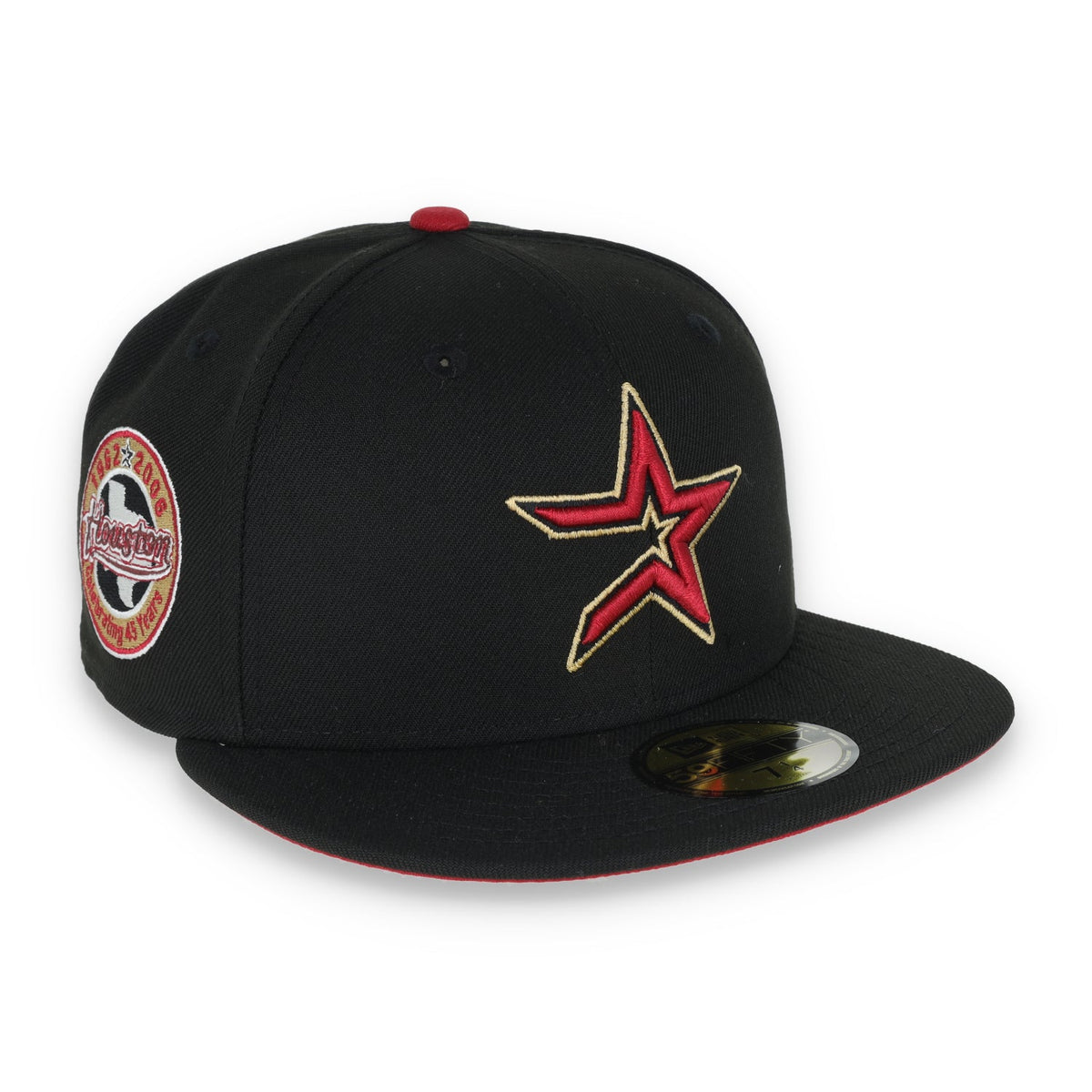 New Era Houston Astros 45th Anniversary Patch 59FIFTY-BLACK product image 1, provided for visual reference and product