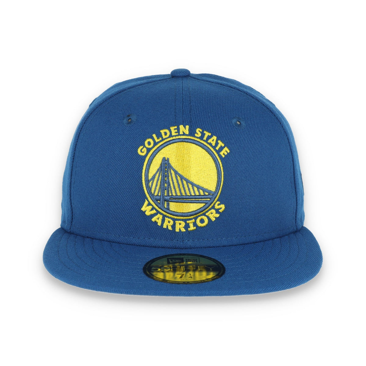 New Era Golden State Warriors Basic 59Fifty Hat- Seashore/Yellow product image 2, provided for visual reference and product
