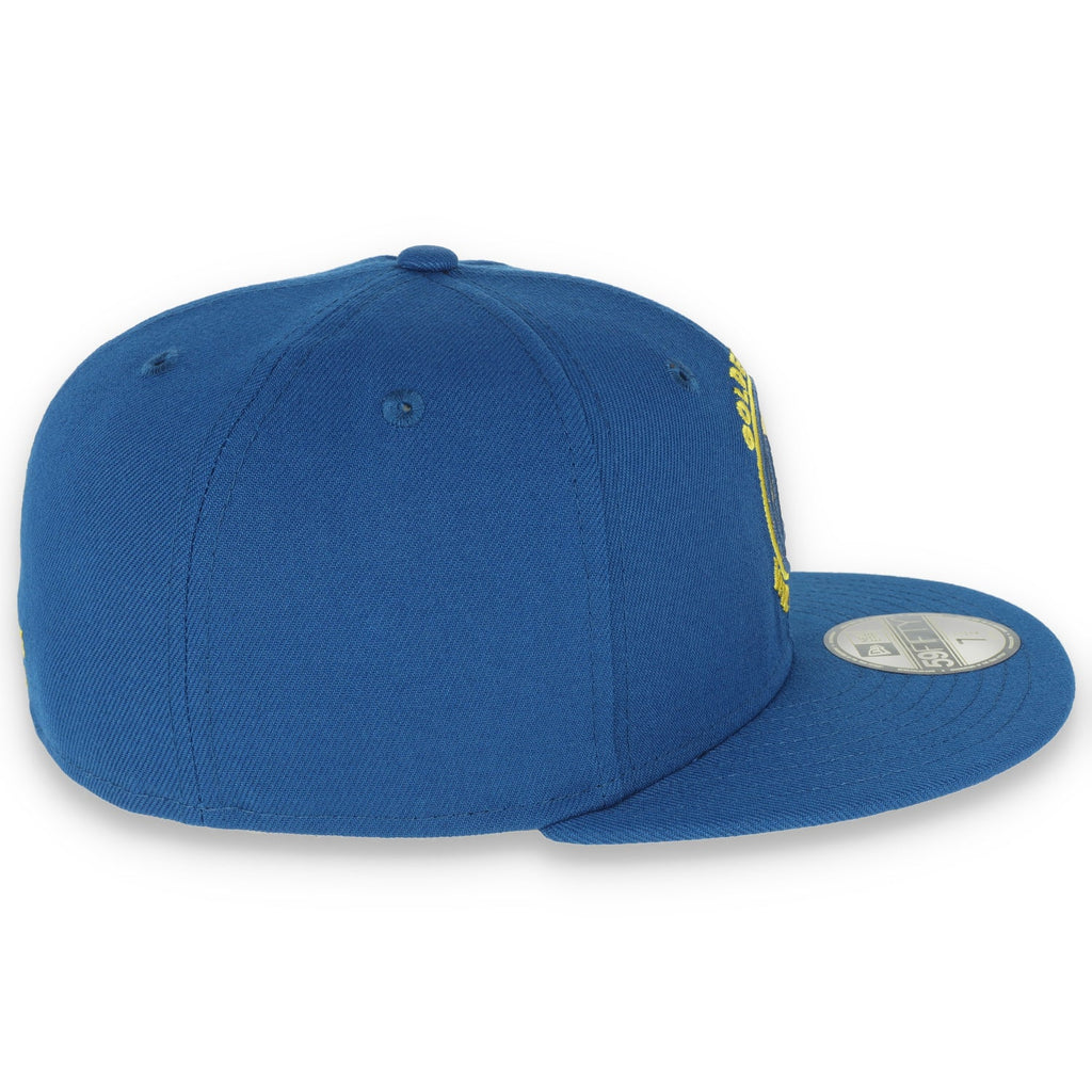 New Era Golden State Warriors Basic 59Fifty Hat- Seashore/Yellow product image 6, provided for visual reference and product
