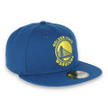 New Era Golden State Warriors Basic 59Fifty Hat- Seashore/Yellow product image 1, provided for visual reference and product