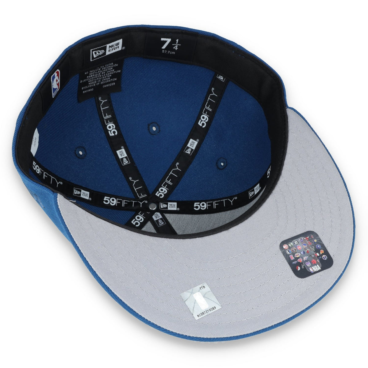 New Era Golden State Warriors Basic 59Fifty Hat- Seashore/Yellow product image 7, provided for visual reference and product