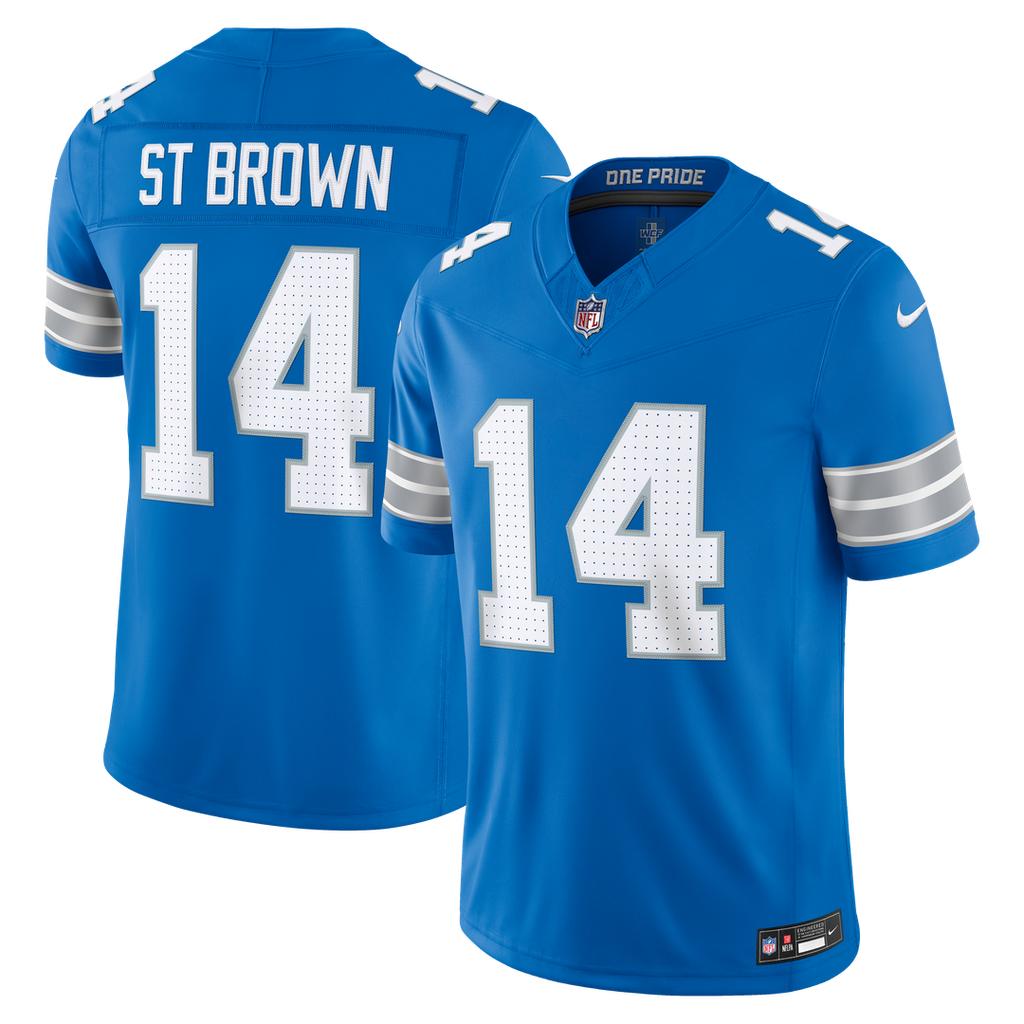 Detroit Lions Amon - Ra St. Brown Nike Blue Team Vapor FUSE product image 15