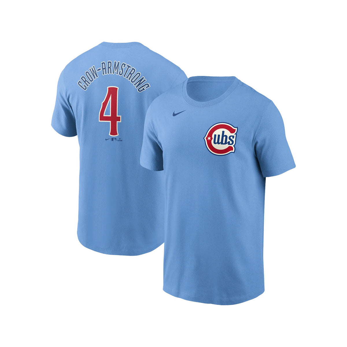 Pete Crow-Armstrong Chicago Cubs Toddler Alt 2 Name and Number T-Shirt product image 1, provided for visual reference and