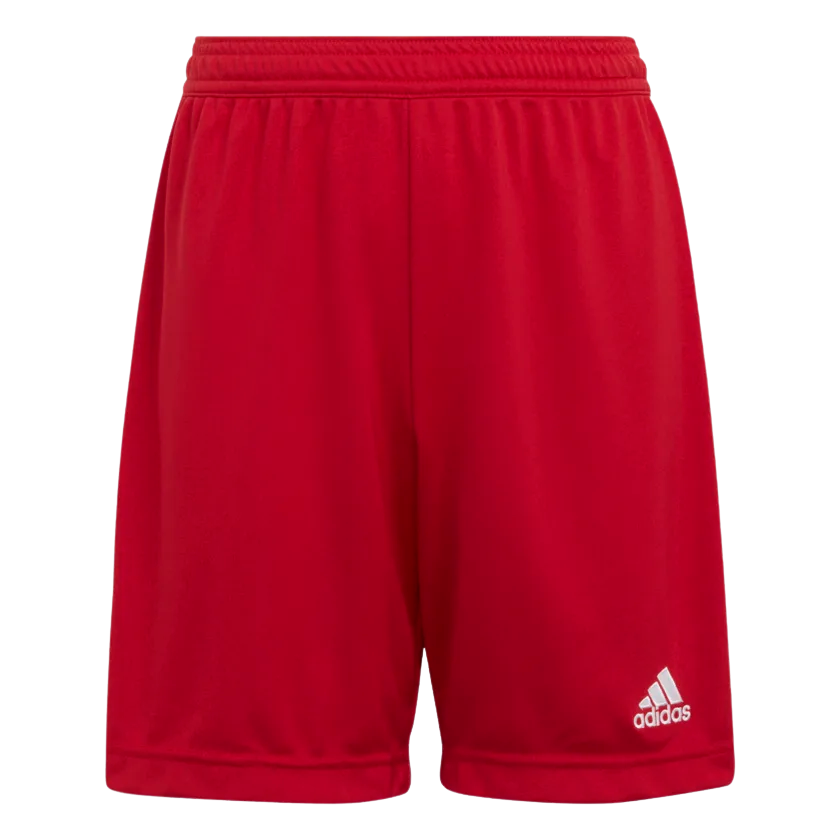 Adidas Youth Entrada 22 Shorts-Red product image 1, provided for visual reference and product detail review