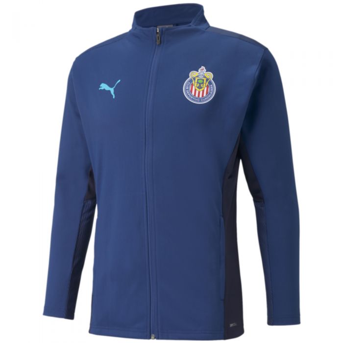 PUMA Men CHIVAS TRAINING JACKET-BLUE product image 1, provided for visual reference and product detail review