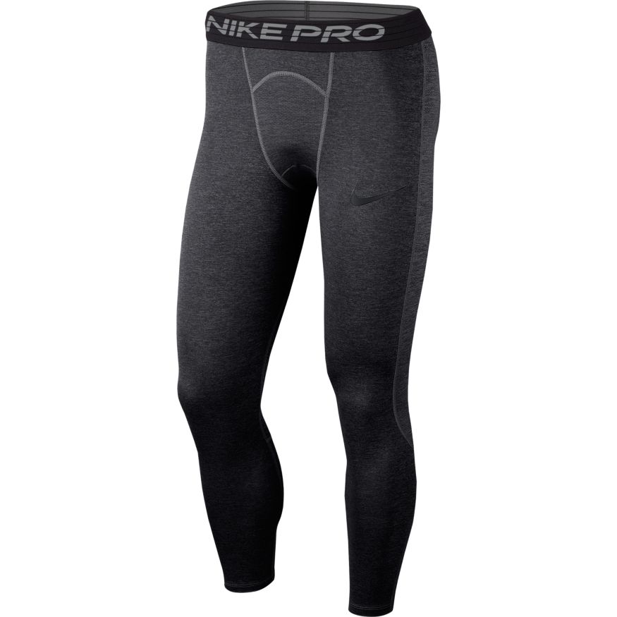 Nike Pro Grey Men 3/4 Tights product image 3, provided for visual reference and product detail review