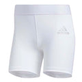 Adidas Women Alphaskin Sport 5" Short Tights - White product image 1, provided for visual reference and product detail review