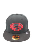 San Francisco 49ers New Era Alternate Logo Omaha 59FIFTY Fitted Hat - Black product image 1, provided for visual reference