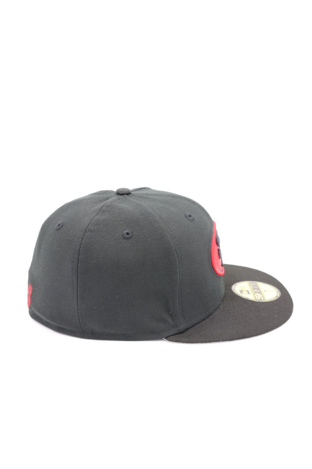 San Francisco 49ers New Era Alternate Logo Omaha 59FIFTY Fitted Hat - Black product image 4, provided for visual reference
