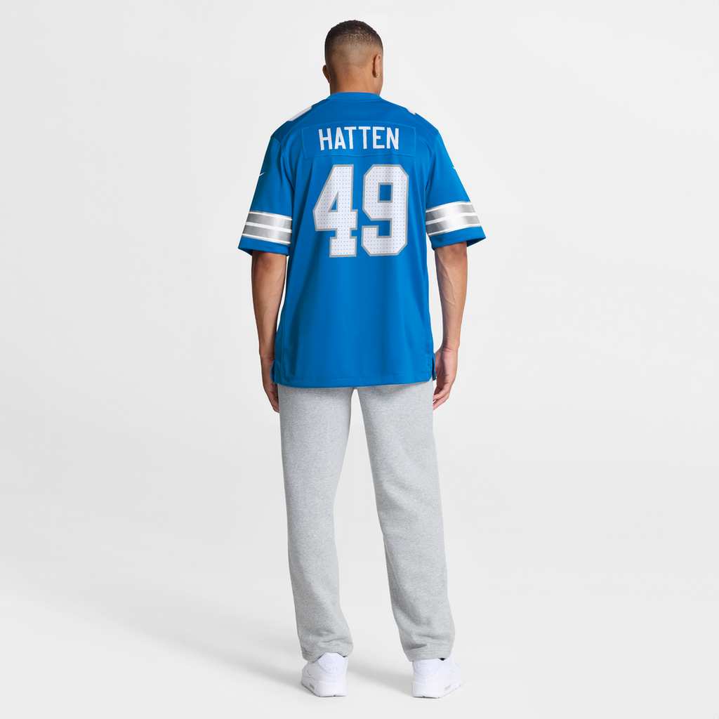 Detroit Lions Hogan Hatten Nike Blue Game Jersey product image 8