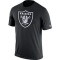 NIKE OAKLAND RAIDERS SHORT SLEEVE T-Shirt - BLACK product image 1, provided for visual reference and product detail review