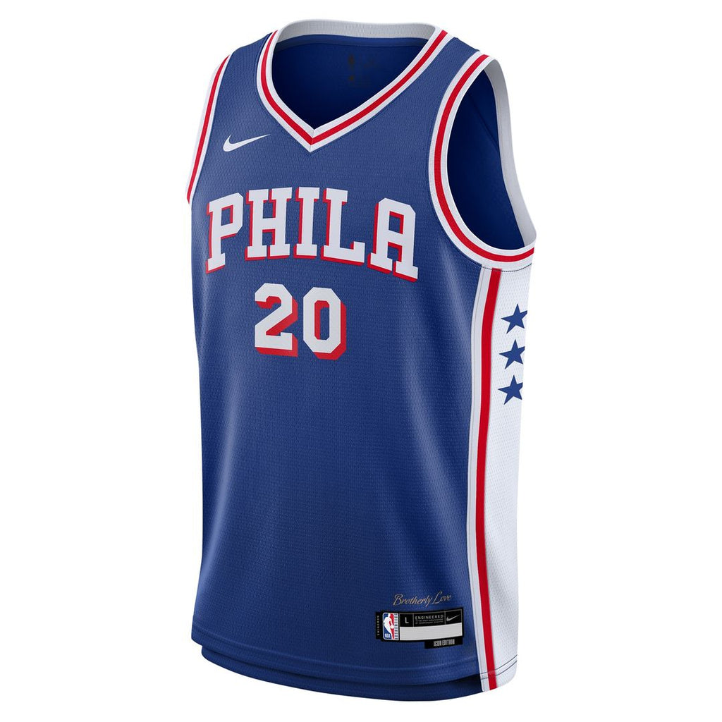 Philadelphia 76ers Jared McCain Nike Youth Swingman Jersey product image 2