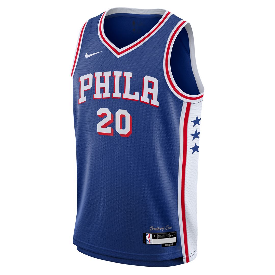 Philadelphia 76ers Jared McCain Nike Youth Swingman Jersey product image 2