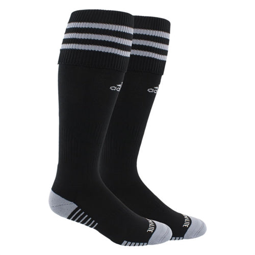 Adidas Copa Zone Cushion Iii Socks-Black/Grey product image 1, provided for visual reference and product detail review
