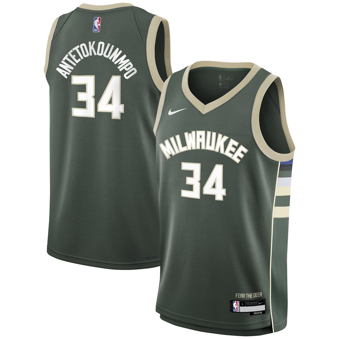 Milwaukee Bucks Giannis Antetokounmpo Nike Youth Swingman product image 1