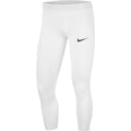 Nike Pro White Men 3/4 Tights product image 1, provided for visual reference and product detail review