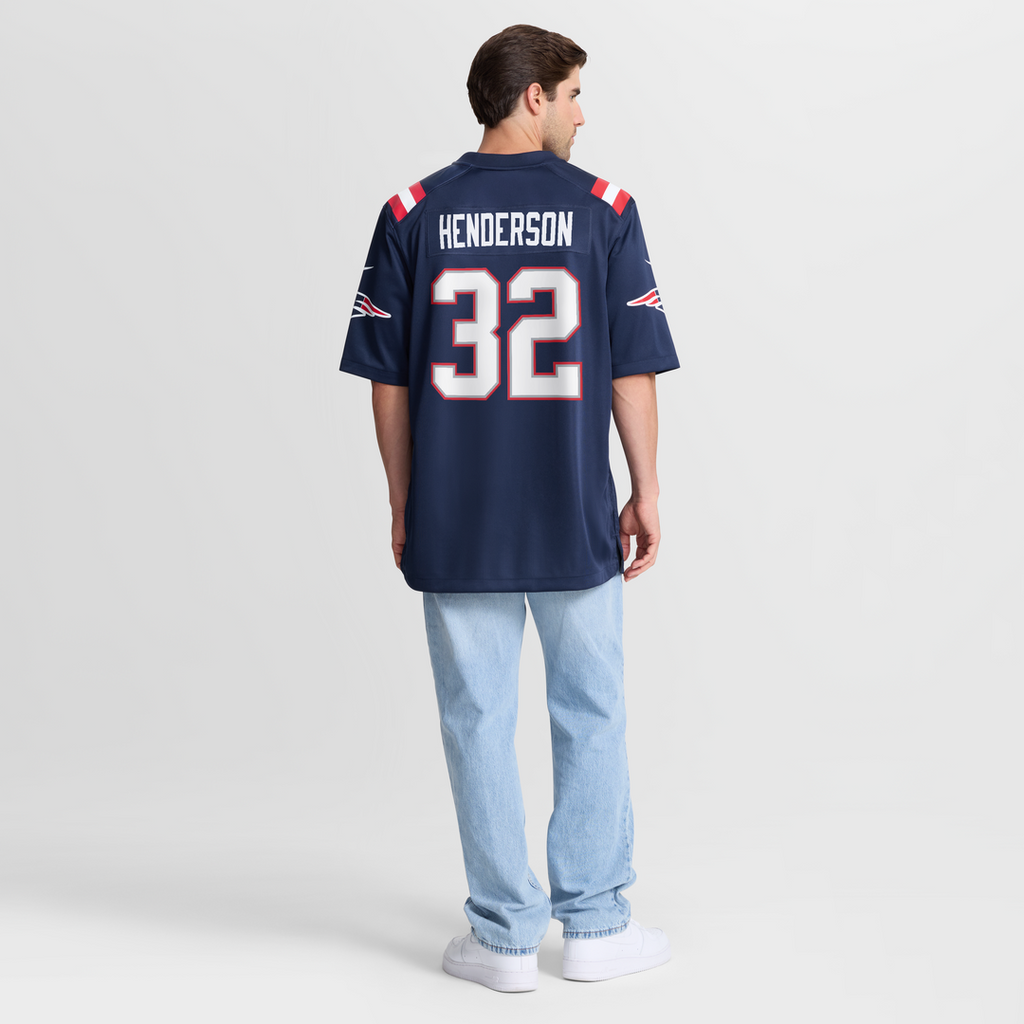 New England Patriots TreVeyon Henderson Nike Navy 2025 NFL product image 16
