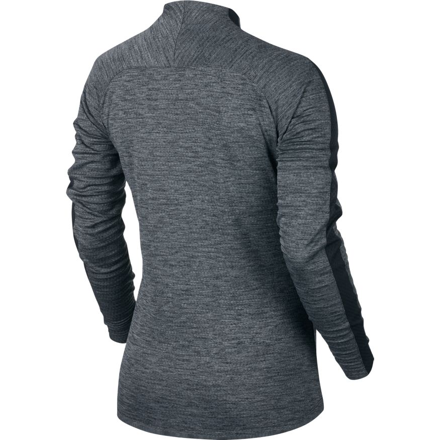 Nike Women Dry Squad Drill Soccer Top - Grey - Style 872918-010 product image 2, provided for visual reference and product