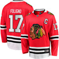 Nick Foligno Chicago Blackhawks Fanatics Red Home Breakaway Men Jersey product image 1, provided for visual reference and