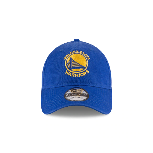 GOLDEN STATE WARRIORS CORE CLASSIC ADJUSTABLE 9TWENTY HAT- Royal product image 1, provided for visual reference and product