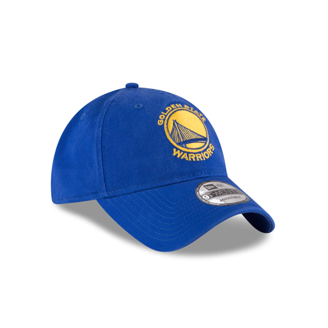 GOLDEN STATE WARRIORS CORE CLASSIC ADJUSTABLE 9TWENTY HAT- Royal product image 2, provided for visual reference and product