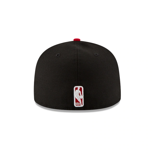 New Era Chicago Bulls Basic 59FIFTY-Black/Red product image 4, provided for visual reference and product detail review