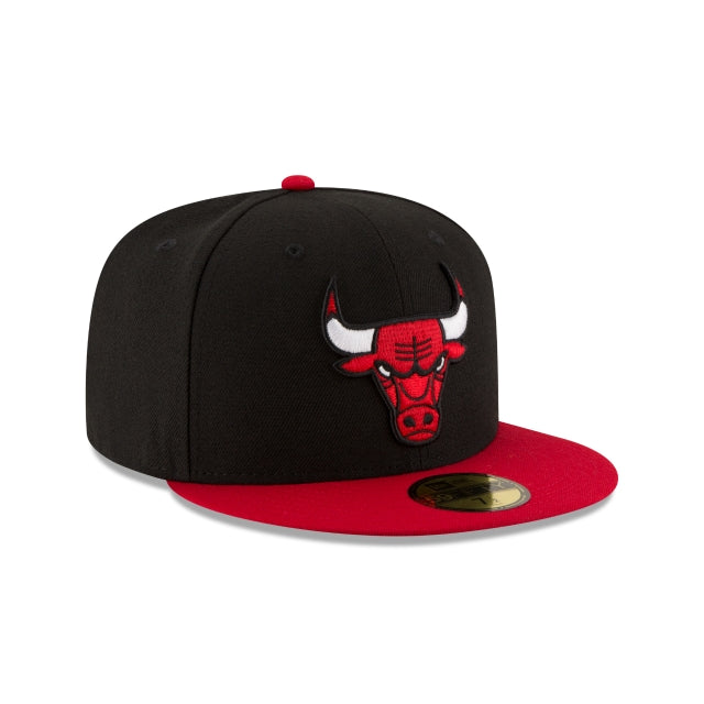 New Era Chicago Bulls Basic 59FIFTY-Black/Red product image 3, provided for visual reference and product detail review