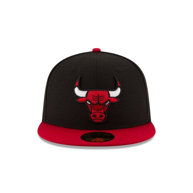 New Era Chicago Bulls Basic 59FIFTY-Black/Red product image 2, provided for visual reference and product detail review
