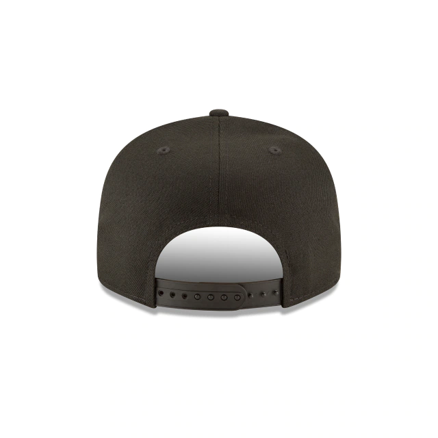 NEW ERA NEW YORK YANKEES BLACK ON BLACK 9FIFTY Snapback product image 4, provided for visual reference and product detail