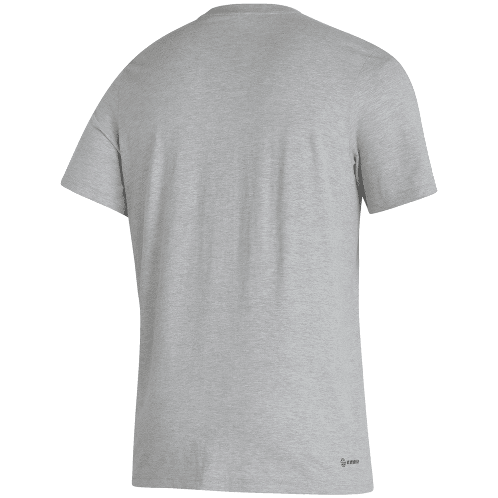 ADIDAS Men LAFC Grey Icon T-Shirt product image 2, provided for visual reference and product detail review