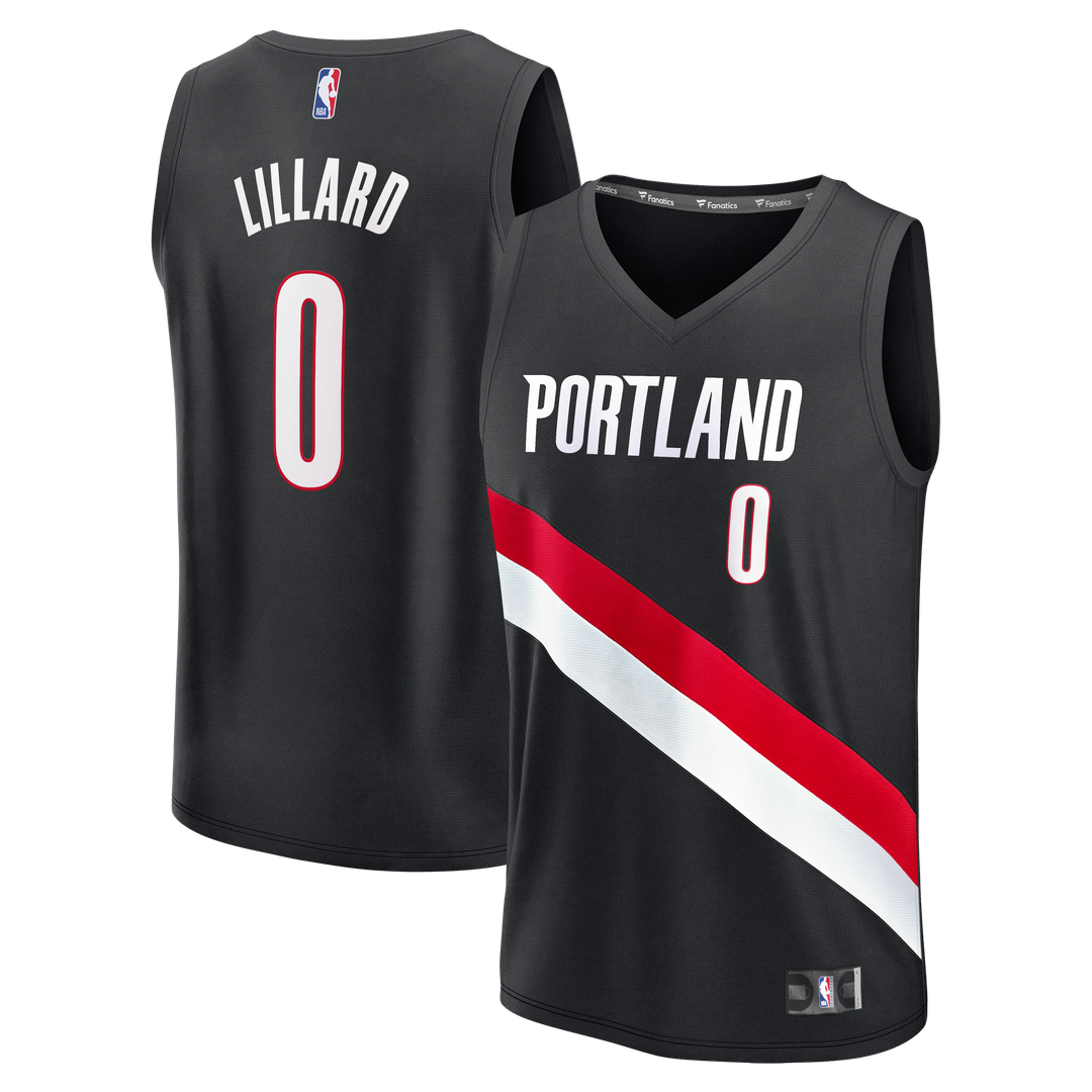 Portland Trail Blazers Damian Lillard Fanatics Youth Fast product image 1
