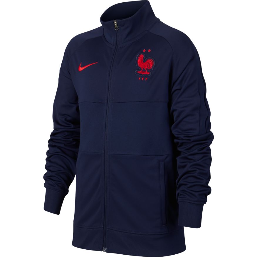 Nike France Big Kids' Soccer Jacket product image 2, provided for visual reference and product detail review