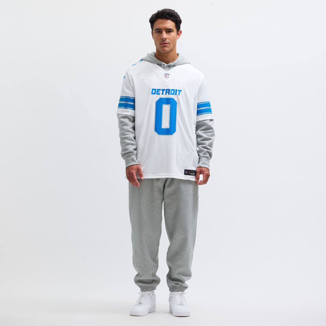 Detroit Lions Jahmyr Gibbs Nike White Vapor FUSE Limited product image 6