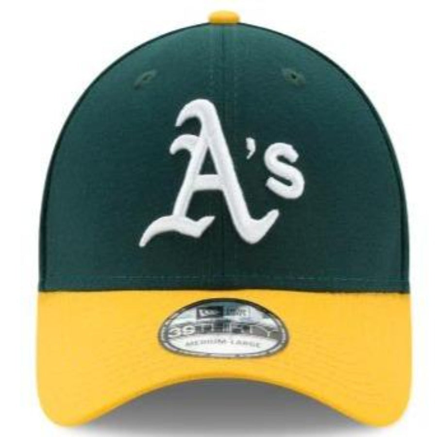 New Era Youth Oakland A's 39Thirty Team Classic Stretch Fit- green product image 3, provided for visual reference and