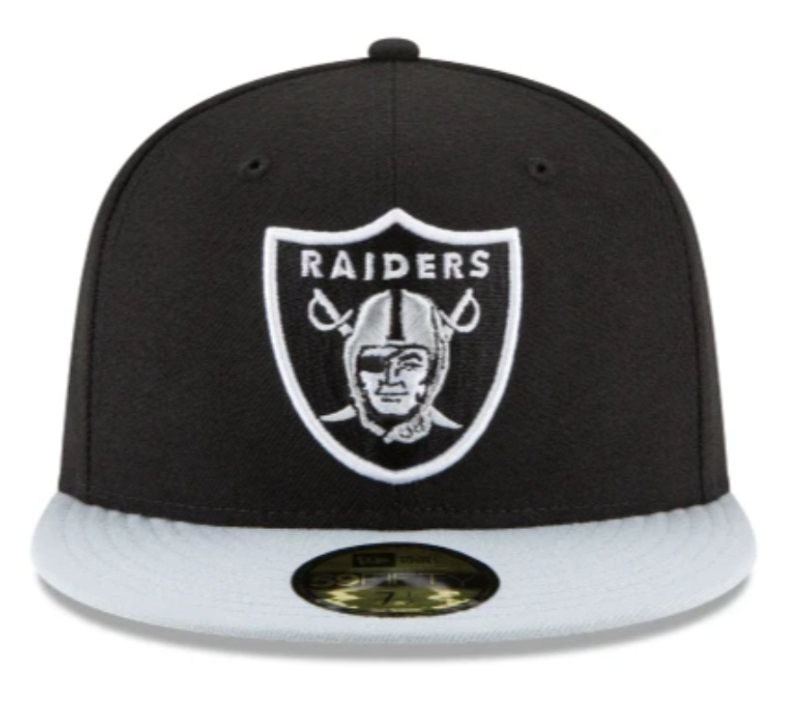 RAIDERS 59FIFTY FITTED home- black/grey product image 5, provided for visual reference and product detail review