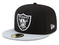 RAIDERS 59FIFTY FITTED home- black/grey product image 1, provided for visual reference and product detail review