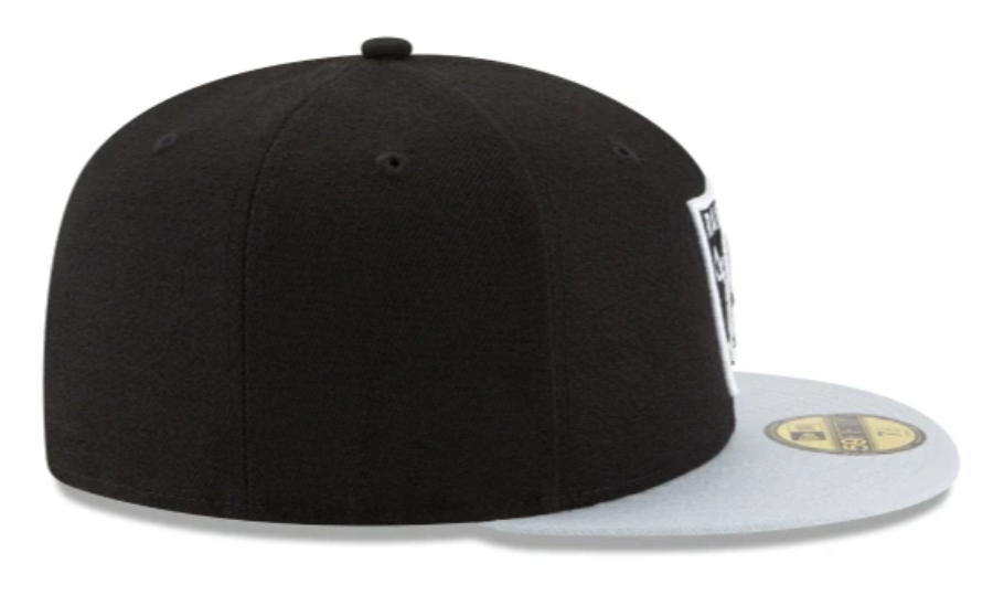 RAIDERS 59FIFTY FITTED home- black/grey product image 2, provided for visual reference and product detail review