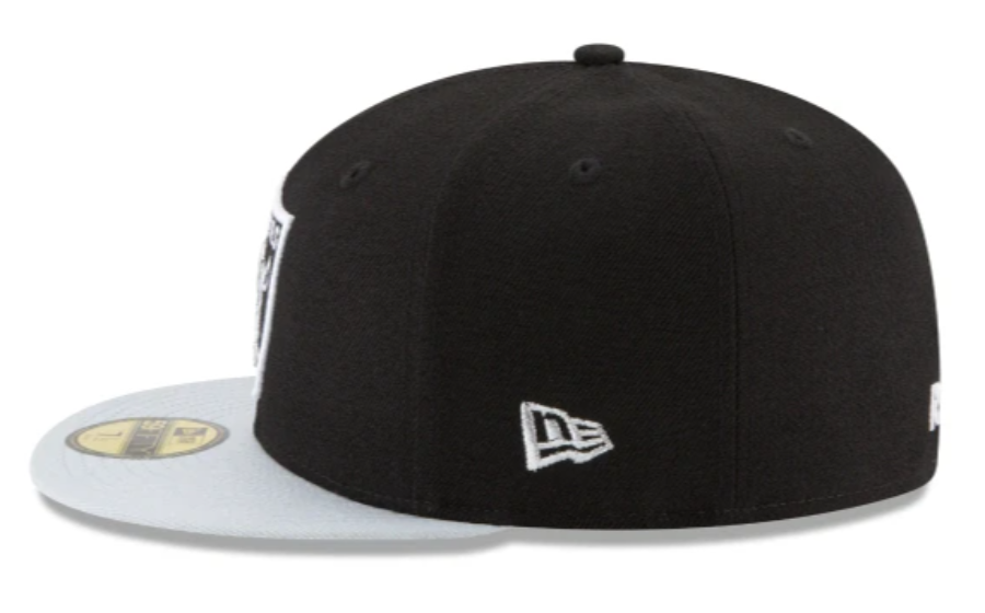 RAIDERS 59FIFTY FITTED home- black/grey product image 3, provided for visual reference and product detail review